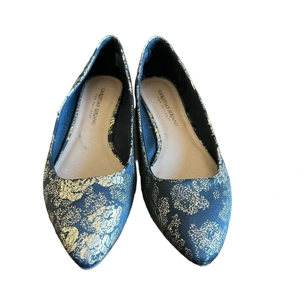 Christian Siriano Gigi Point Flat Shoe Size 8 - Picture 5 of 7